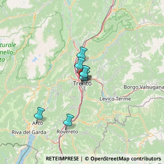 Mappa Piazza Mostra, 38122 Trento TN, Italia (22.49091)