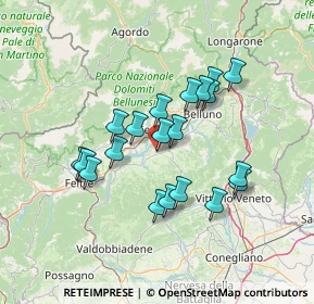 Mappa Mel, 32026 Mel BL, Italia (11.804)