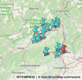 Mappa Mel, 32026 Mel BL, Italia (10.89529)