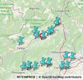 Mappa Mel, 32026 Mel BL, Italia (17.66211)