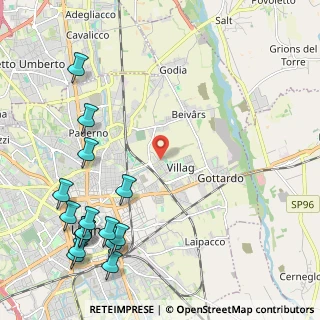 Mappa Via Umberto Zilli, 33100 Udine UD, Italia (2.914)