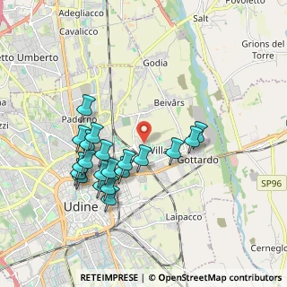 Mappa Via Umberto Zilli, 33100 Udine UD, Italia (1.777)