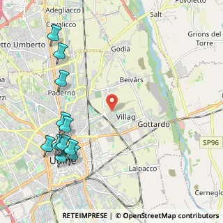 Mappa Via Umberto Zilli, 33100 Udine UD, Italia (2.64417)