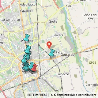 Mappa Via Umberto Zilli, 33100 Udine UD, Italia (2.44125)