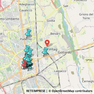 Mappa Via Umberto Zilli, 33100 Udine UD, Italia (2.44389)