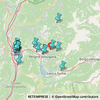 Mappa 38057 Frassilongo TN, Italia (8.9235)