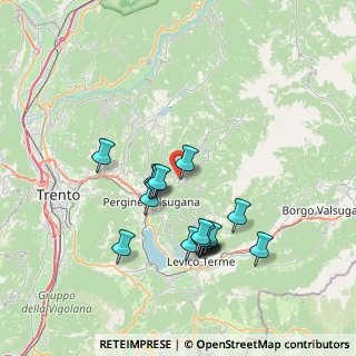 Mappa 38057 Frassilongo TN, Italia (6.74647)
