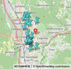 Mappa Martignano, 38121 Trento TN, Italia (1.47)