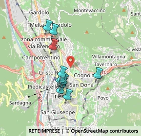 Mappa Martignano, 38121 Trento TN, Italia (1.52818)