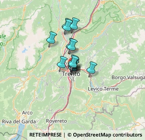 Mappa Martignano, 38121 Trento TN, Italia (6.82286)