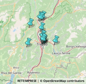 Mappa Martignano, 38121 Trento TN, Italia (6.70333)