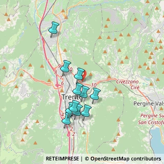 Mappa Via di Zell, 38100 Trento TN, Italia (3.26)