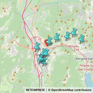 Mappa Via di Zell, 38100 Trento TN, Italia (3.07364)