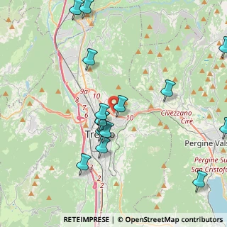 Mappa Via di Zell, 38100 Trento TN, Italia (4.77938)