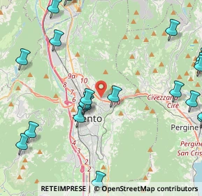 Mappa Via di Zell, 38100 Trento TN, Italia (5.726)