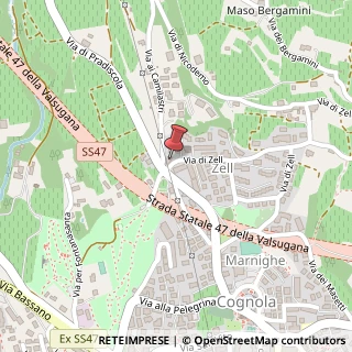 Mappa Via di Zell, 5, 38100 Trento, Trento (Trentino-Alto Adige)