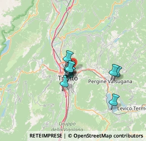 Mappa Via di Zell, 38100 Trento TN, Italia (4.35818)