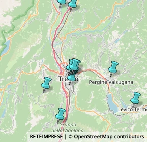 Mappa Via di Zell, 38100 Trento TN, Italia (6.84818)