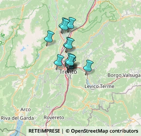 Mappa Via di Zell, 38100 Trento TN, Italia (7.03357)