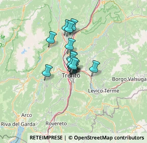 Mappa Via di Zell, 38100 Trento TN, Italia (6.93067)