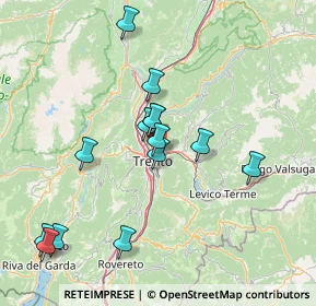 Mappa Via di Zell, 38100 Trento TN, Italia (14.50786)