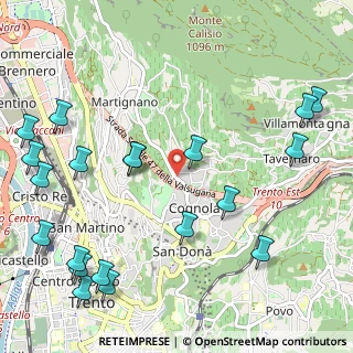 Mappa Via di Zell, 38100 Trento TN, Italia (1.4125)