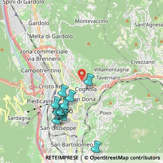 Mappa Via di Zell, 38100 Trento TN, Italia (2.19)