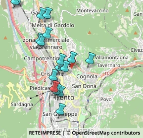 Mappa 38100 Martignano TN, Italia (1.98941)