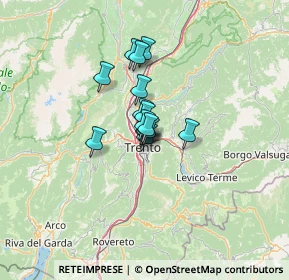 Mappa Via del Dos, 38100 Martignano TN, Italia (6.67533)