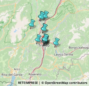 Mappa Via del Dos, 38100 Martignano TN, Italia (6.79929)