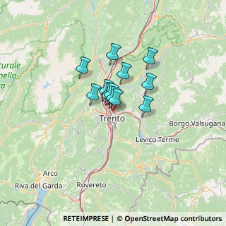 Mappa Via del Dos, 38100 Martignano TN, Italia (7.37846)