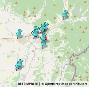 Mappa Via Vallanzana, 33043 Cividale del Friuli UD, Italia (3.08636)