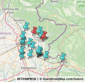 Mappa Via Vallanzana, 33043 Cividale del Friuli UD, Italia (12.5065)