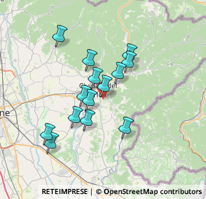 Mappa Via Vallanzana, 33043 Cividale del Friuli UD, Italia (5.71643)