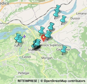 Mappa Via Cavassico superiore, 32026 Borgo Valbelluna BL, Italia (1.3115)