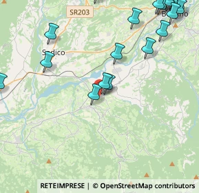 Mappa Via Cavassico superiore, 32026 Borgo Valbelluna BL, Italia (5.9665)