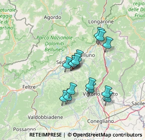 Mappa Via Cavassico superiore, 32026 Borgo Valbelluna BL, Italia (10.792)