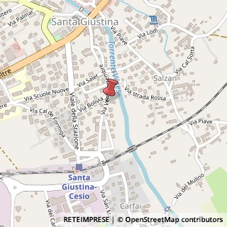 Mappa Via XX Settembre, 39, 32035 Santa Giustina, Belluno (Veneto)