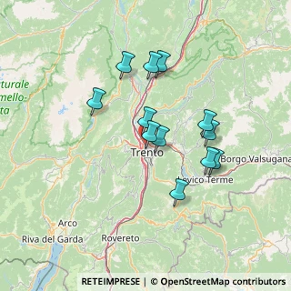 Mappa Via del Brennero, 38123 Trento TN, Italia (11.915)