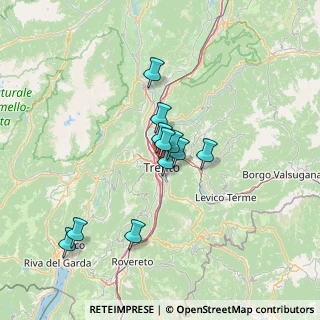 Mappa Via del Brennero, 38123 Trento TN, Italia (10.60273)