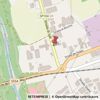 Mappa Via Strada di Salt, 58, 33047 Remanzacco, Udine (Friuli-Venezia Giulia)