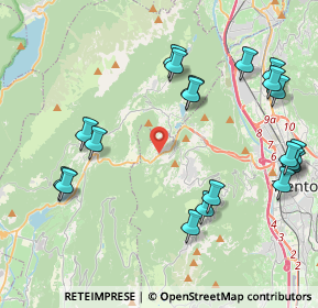 Mappa Corso Vigolo Baselga, 38100 Trento TN, Italia (4.812)