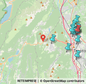 Mappa Corso Vigolo Baselga, 38100 Trento TN, Italia (5.49308)