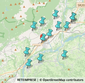 Mappa Via III Pietre, 32035 Santa Giustina BL, Italia (3.85077)