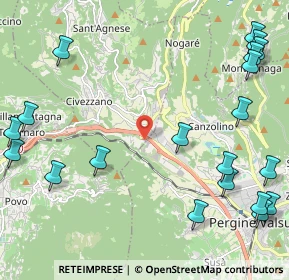 Mappa Località Cire, 38045 Civezzano TN, Italia (3.041)