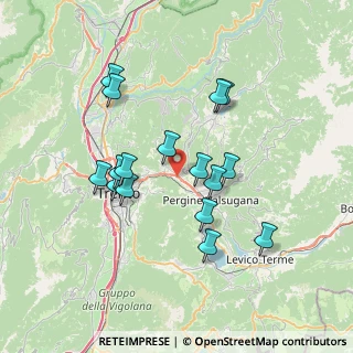 Mappa Località Cire, 38057 Pergine Valsugana TN, Italia (6.50813)