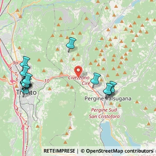 Mappa Località Cire, 38057 Pergine Valsugana TN, Italia (5.10643)