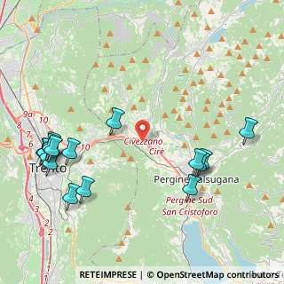 Mappa Località Cire, 38057 Pergine Valsugana TN, Italia (5.13188)