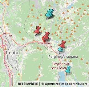Mappa Località Cire, 38045 Civezzano TN, Italia (3.10818)