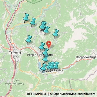 Mappa Via delle Scuole, 38057 Frassilongo TN, Italia (6.88267)